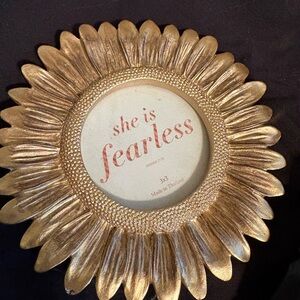 Gold Sunflower Wall Frame